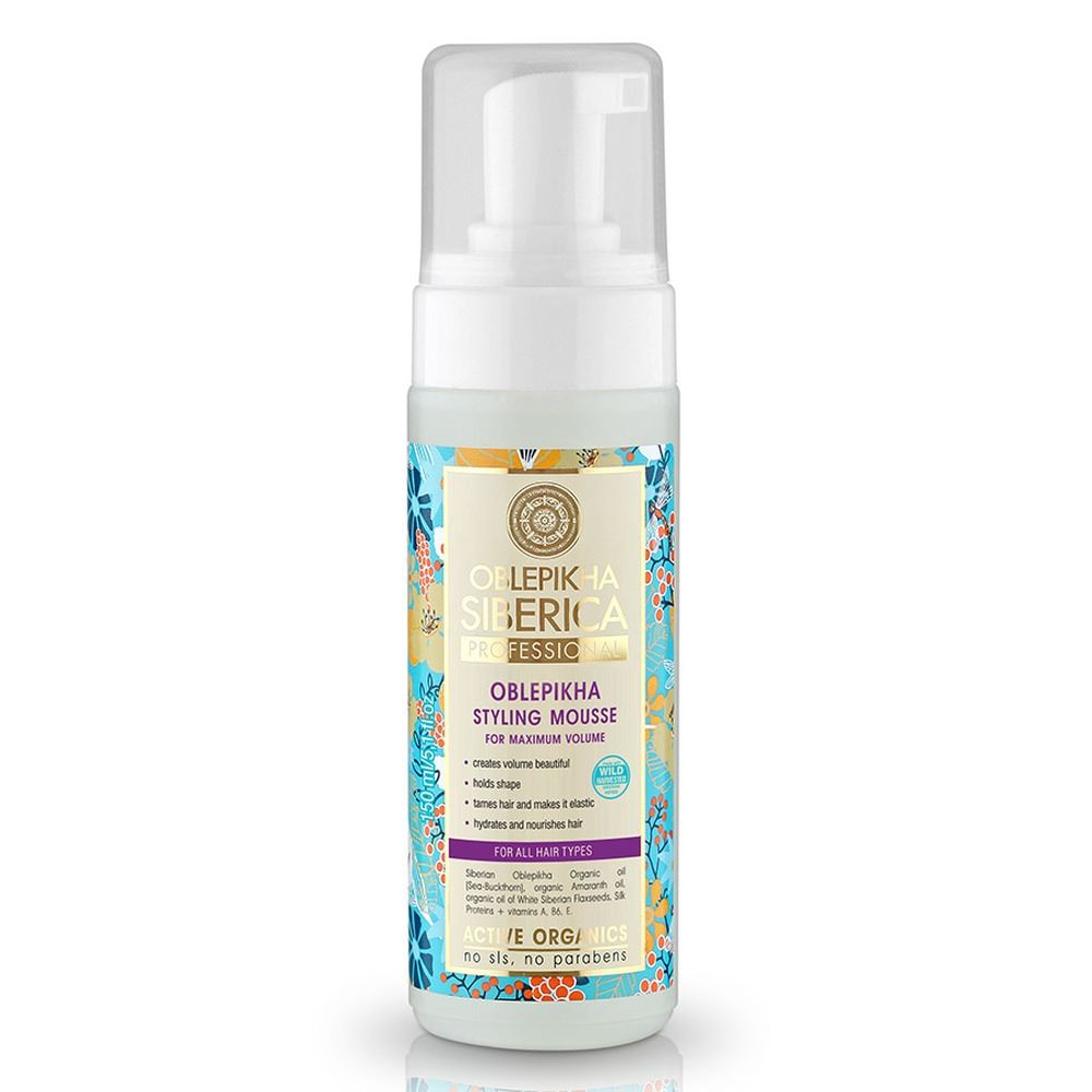 Pro Oblepikha Styling Mousse Maximum Volume 150ml