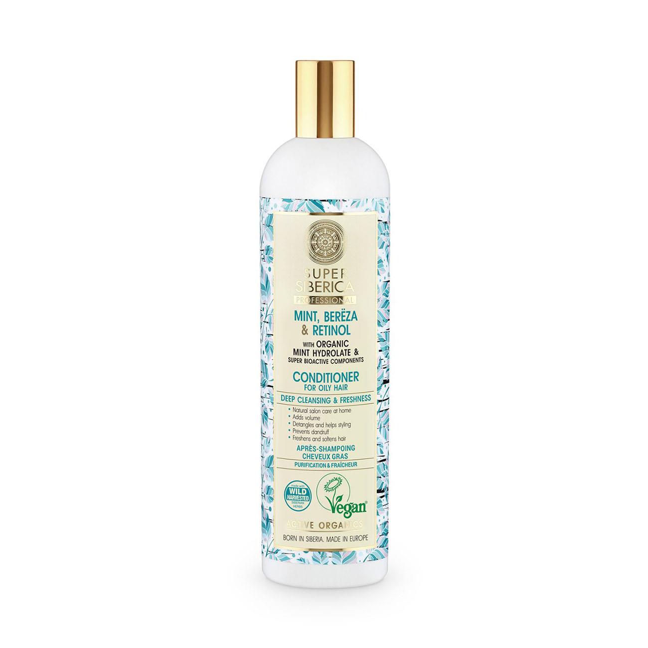 Super Siberica Conditioner Oily Hair Mint bereza & retinol 400ml