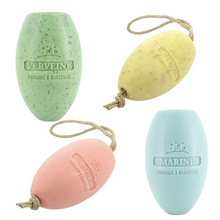 Load image into Gallery viewer, 240g Oval Soaps on Cords (order 6 for a full case)