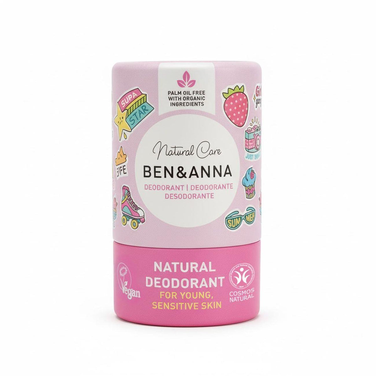 Ben & Anna Kids Deodorant Pink 25g