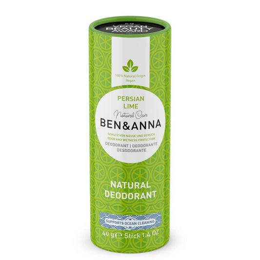 Ben & Anna Soda Deodorant Paper Tube 40g - Persian Lime