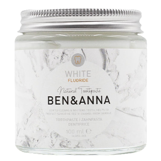 Ben & Anna Natural Toothpaste White with Fluoride 100ml