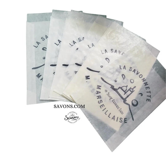 Clear Translucent Paper Bags with Flap - 117 x 85 x 16mm - 40g Pack of 20