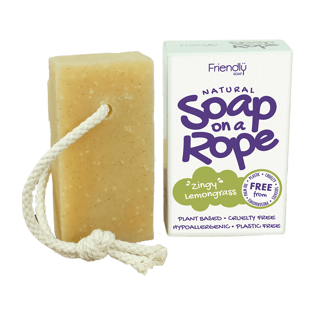 Soap on a Rope — Zingy Lemongrass