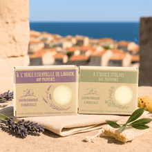 Load image into Gallery viewer, Best of Provence Soaps in a group photo
