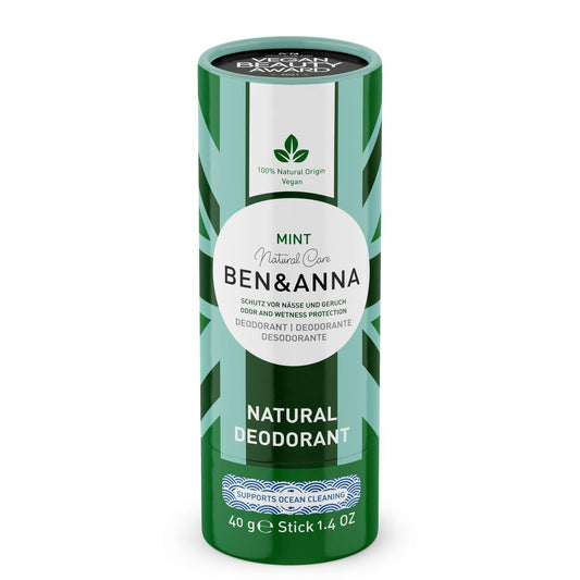 Ben & Anna Soda Deodorant Paper Tube 40g - Mint