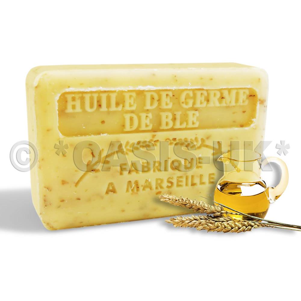 Marseille Exfoliant Soap Germe de Blé (Wheatgerm Oil) 125g