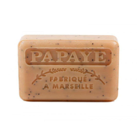 Marseille Exfoliant Soap Papaye (Papaya) 125g