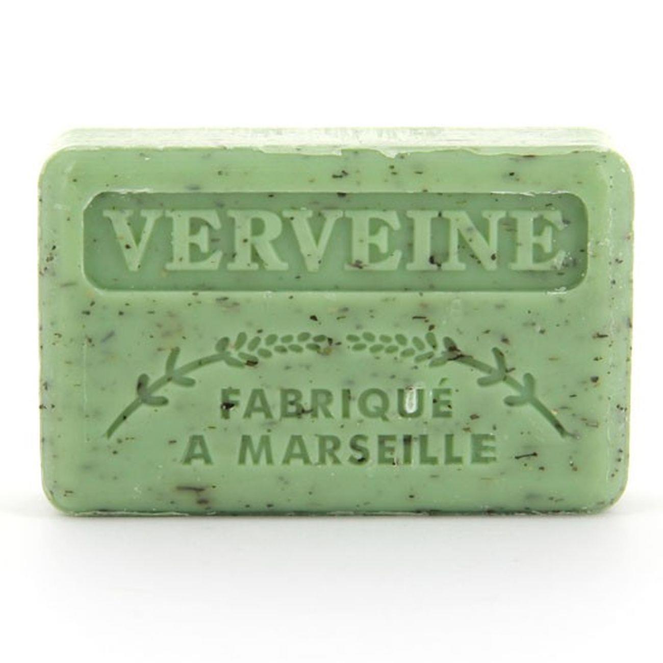 Marseille Exfoliant Soap Verveine Broyée (Crushed Verbena) 125g