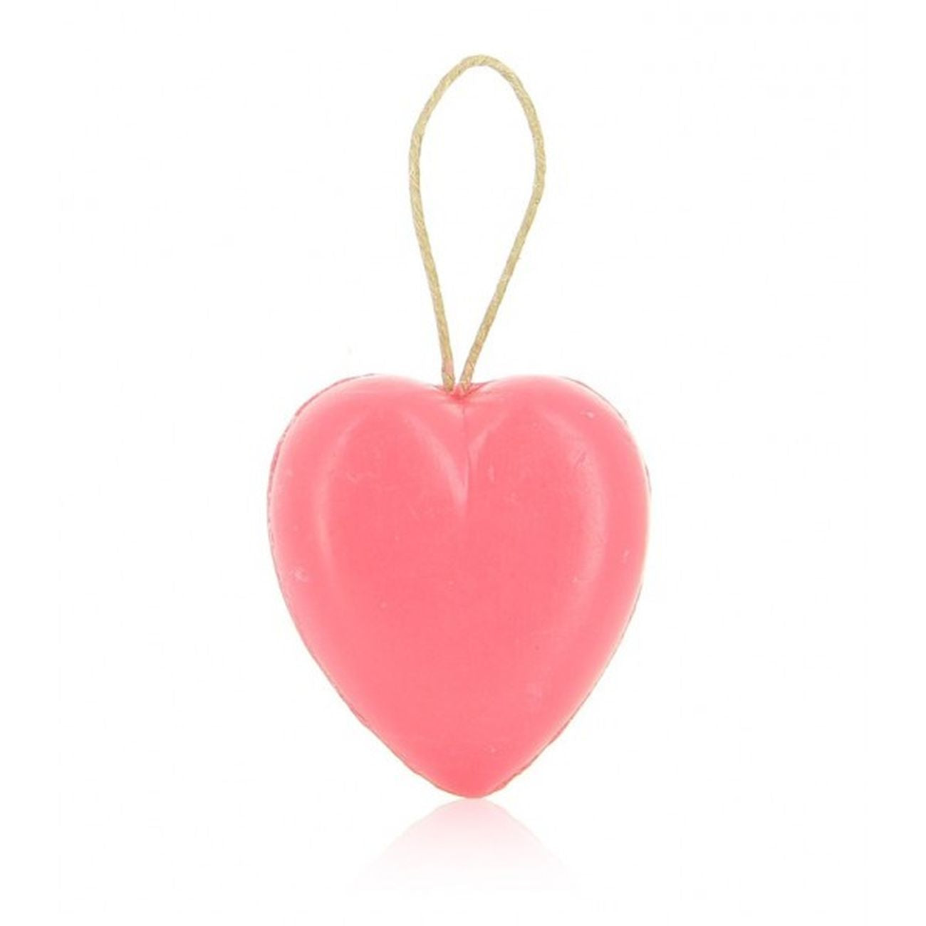 Heart Soap 95g on a Cord — Red Heart (I Love You)