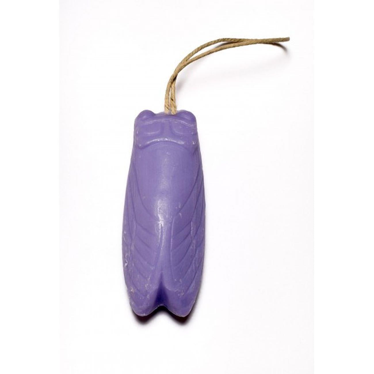 Marseille Cigale Soap 125g on a Cord — Lavender